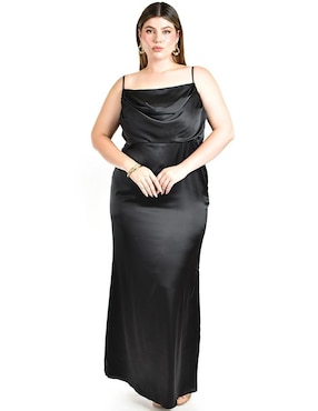 Vestido maxi de fiesta Roman Fashion escote cuadrado