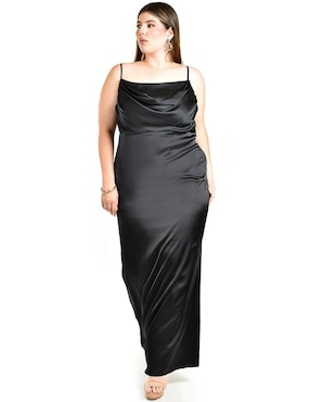 Vestido maxi de fiesta Roman Fashion escote cuadrado