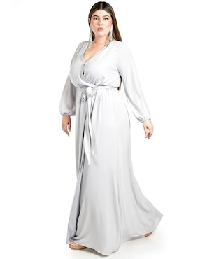 Vestido maxi de fiesta Roman Fashion escote V