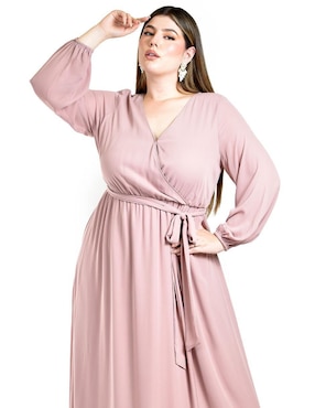 Vestido maxi de fiesta Roman Fashion escote V