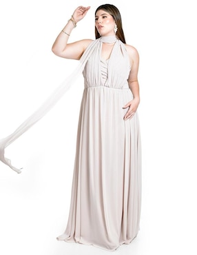Vestido maxi de fiesta Roman Fashion escote corazón