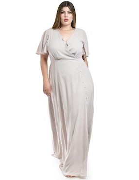 Vestido maxi de fiesta Roman Fashion escote V