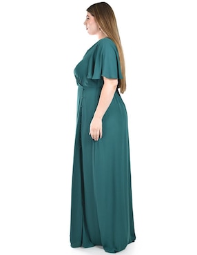 Vestido maxi de fiesta Roman Fashion escote V