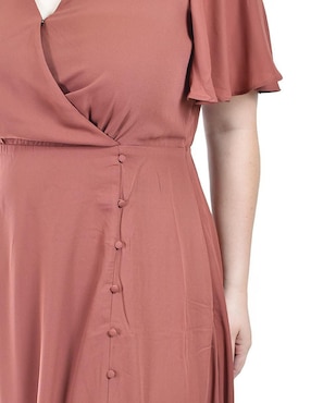 Vestido maxi de fiesta Roman Fashion escote V