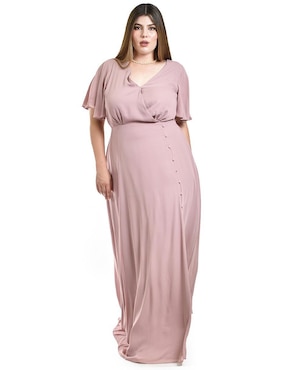 Vestido maxi de fiesta Roman Fashion escote V
