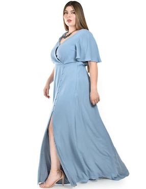 Vestido maxi de fiesta Roman Fashion escote V