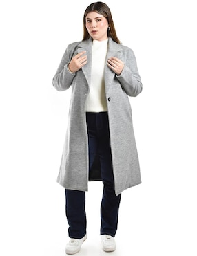 Abrigo Roman Fashion abierto para mujer