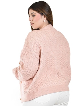 Suéter Roman Fashion cuello V para mujer