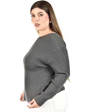 Suéter Roman Fashion cuello ojal para mujer
