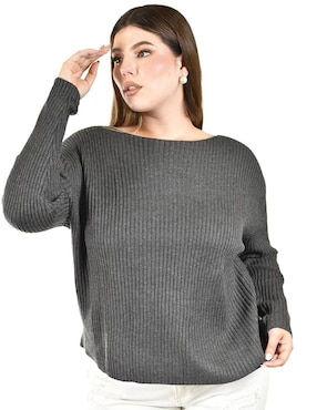 Suéter Roman Fashion cuello ojal para mujer