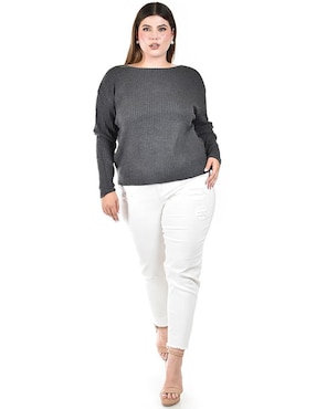 Suéter Roman Fashion cuello ojal para mujer