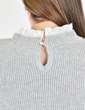 Suéter Roman Fashion cuello redondo para mujer
