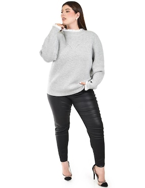 Suéter Roman Fashion cuello redondo para mujer