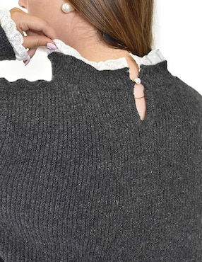 Suéter Roman Fashion cuello redondo para mujer