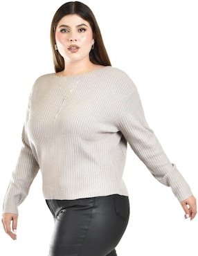 Suéter Roman Fashion cuello ojal para mujer