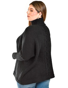 Suéter Roman Fashion cuello tortuga para mujer