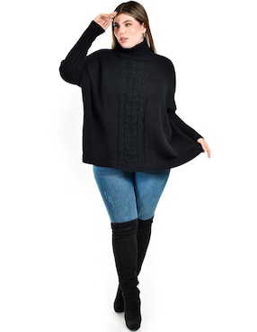 Suéter Roman Fashion cuello tortuga para mujer