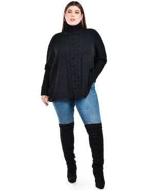 Suéter Roman Fashion cuello tortuga para mujer