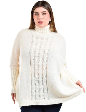 Suéter Roman Fashion cuello tortuga para mujer