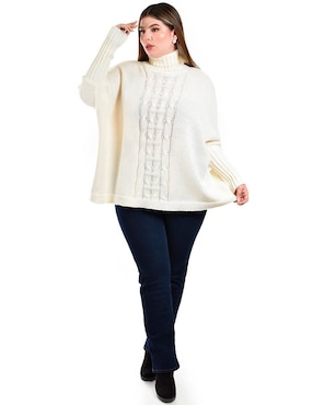 Suéter Roman Fashion cuello tortuga para mujer
