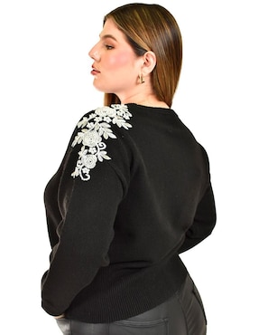 Suéter Roman Fashion cuello redondo para mujer