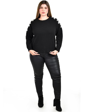 Suéter Roman Fashion cuello redondo para mujer