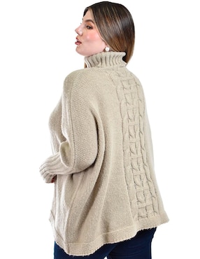 Suéter Roman Fashion cuello tortuga para mujer