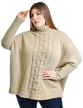 Suéter Roman Fashion cuello tortuga para mujer