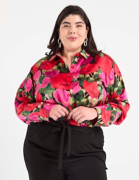 Camisa Karl Lagerfeld Paris manga larga para mujer