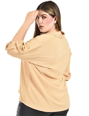 Blusa Roman Fashion manga 3/4 para mujer