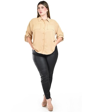 Blusa Roman Fashion manga 3/4 para mujer