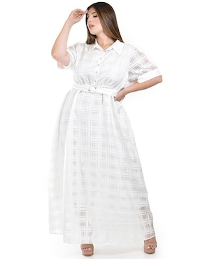 Vestido largo casual roman fashion para mujer