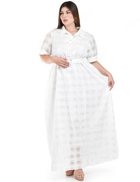 Vestido largo casual roman fashion para mujer