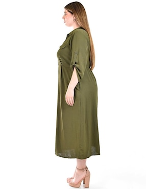 Vestido midi casual Roman Fashion para mujer