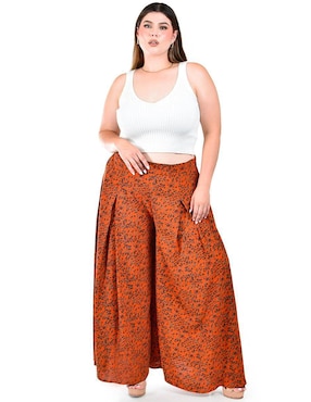 Pantalón plisado Roman Fashion amplio para mujer