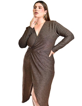 Vestido a la rodilla formal Roman Fashion para mujer