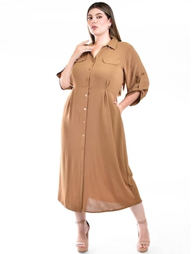 Vestido midi casual Roman Fashion para mujer