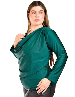 Blusa Roman Fashion manga larga para mujer