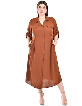 Vestido midi casual Roman Fashion para mujer