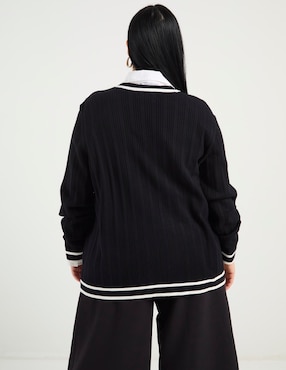 Suéter Karl Lagerfeld paris cuello V para mujer