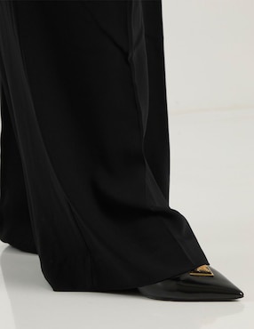 Pantalón easy pant Karl Lagerfeld Paris wide leg para mujer