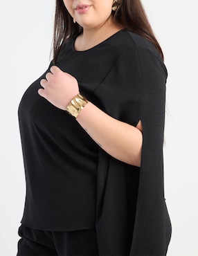 Blusa túnica Map manga larga para mujer