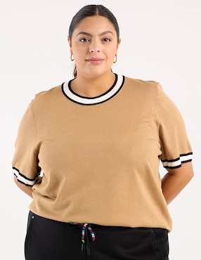 Blusa Karl Lagerfeld Paris manga al codo para mujer