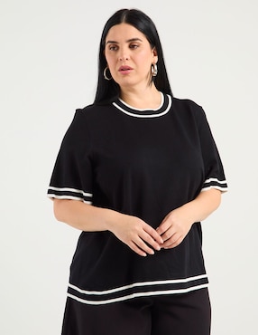 Blusa Karl Lagerfeld Paris manga corta para mujer