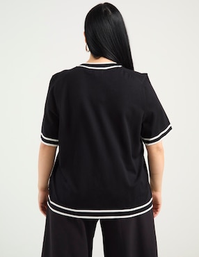 Blusa Karl Lagerfeld Paris manga corta para mujer