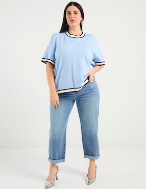 Blusa Karl Lagerfeld Paris manga corta para mujer
