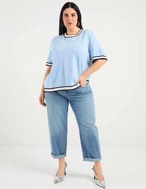 Blusa Karl Lagerfeld Paris manga corta para mujer