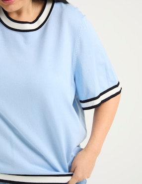 Blusa Karl Lagerfeld Paris manga corta para mujer