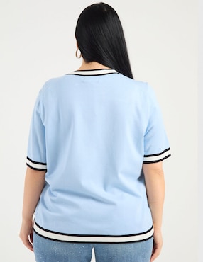 Blusa Karl Lagerfeld Paris manga corta para mujer