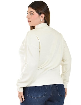 Suéter Roman Fashion cuello redondo para mujer